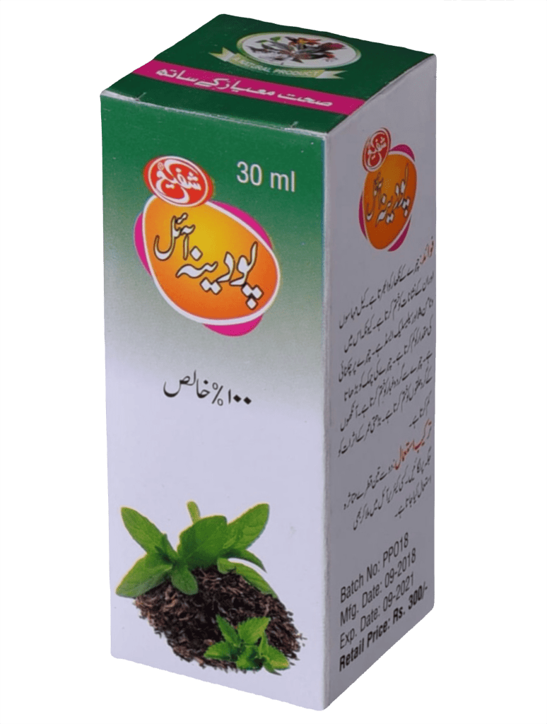 Peppermint oil (Roghan - e - Podina) - shaffilabs.com