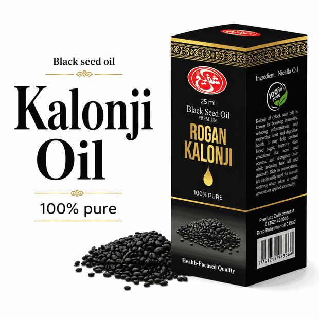 Roghan-e-Kalonji (Black seed oil)