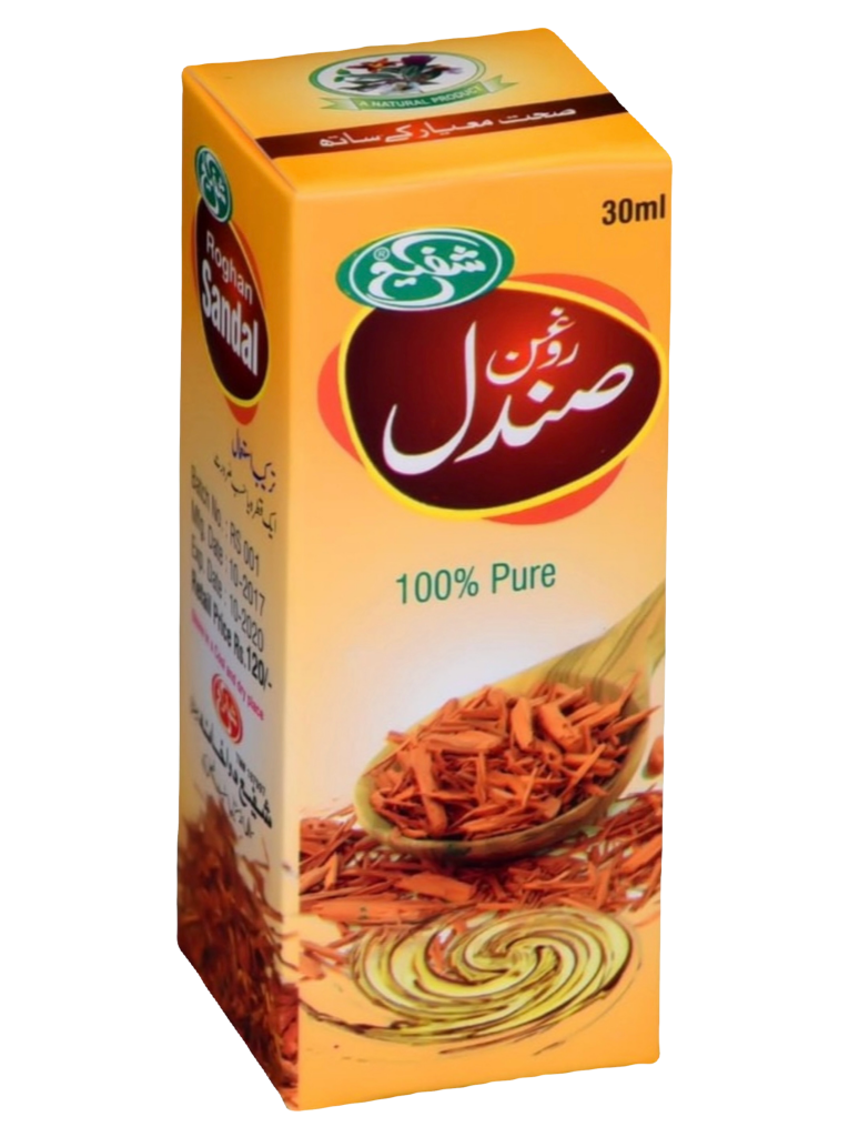 Roghan - e - Sandal (Sandalwood Oil) - shaffilabs.com