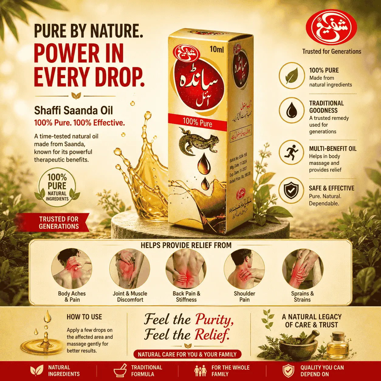 Sanda Oil-Herbal Wellness Oil for Men