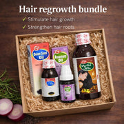 Hair Regrowth Bundle (Onion+Rosemary+Amla Retha Sikakai) oil